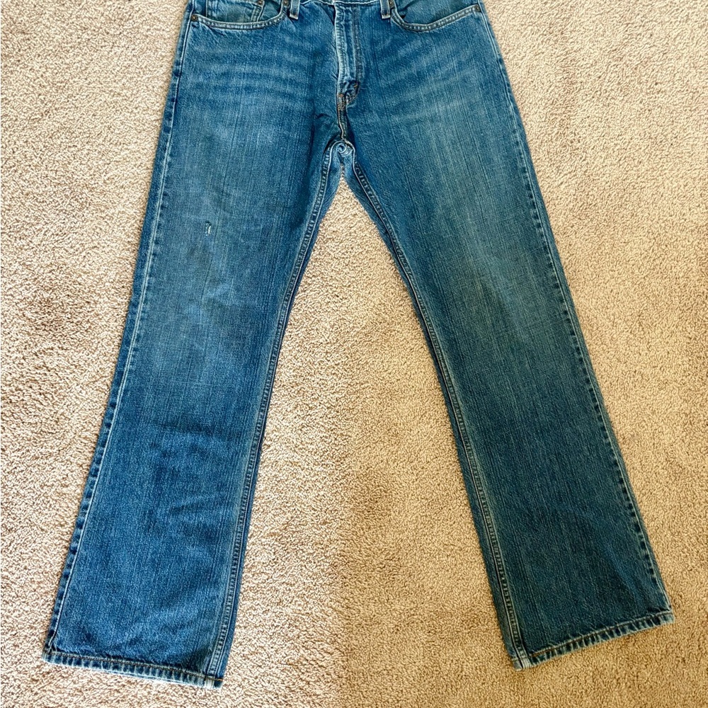 Levi's Vintage  Men's Low Bootcut Blue Jeans